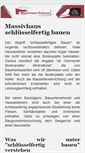 Mobile Screenshot of bauen-schluesselfertig.de